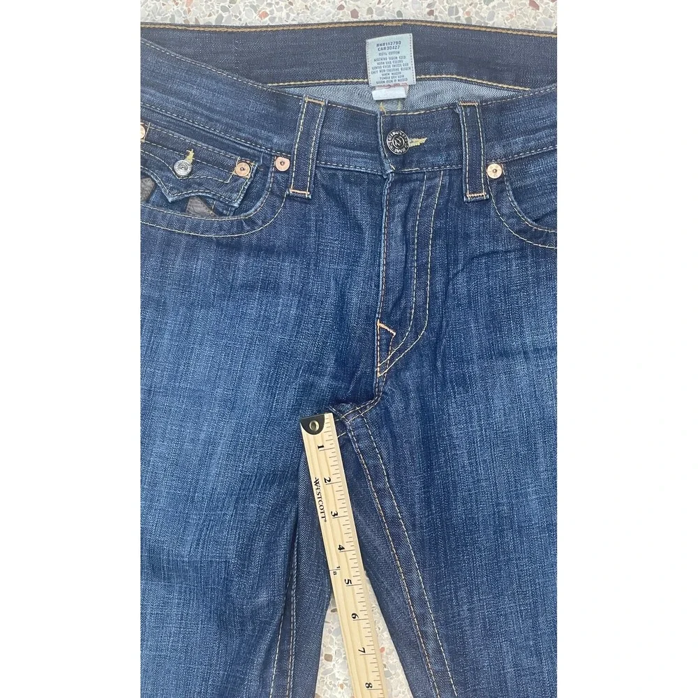 True Religion‎ Section Straight Vtg Y2K Men's Denim Jeans Size 34